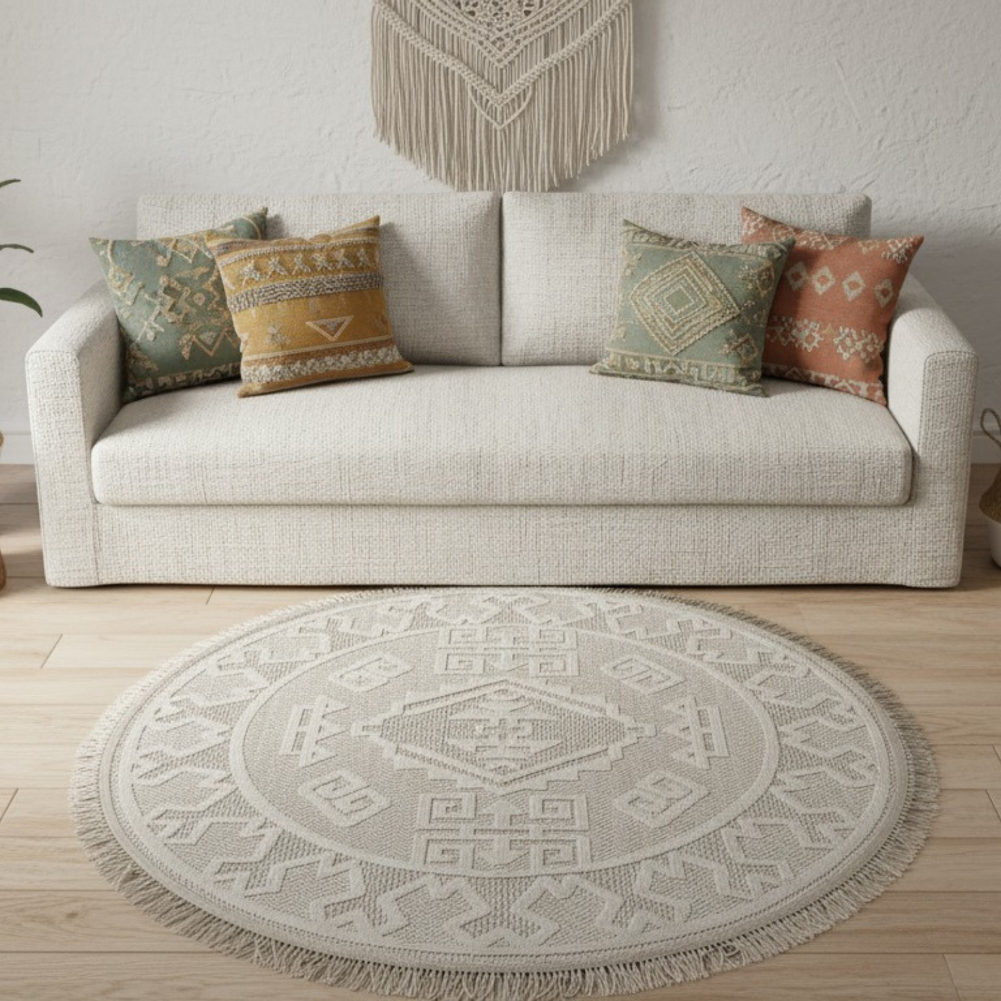 Solare rounder off-white