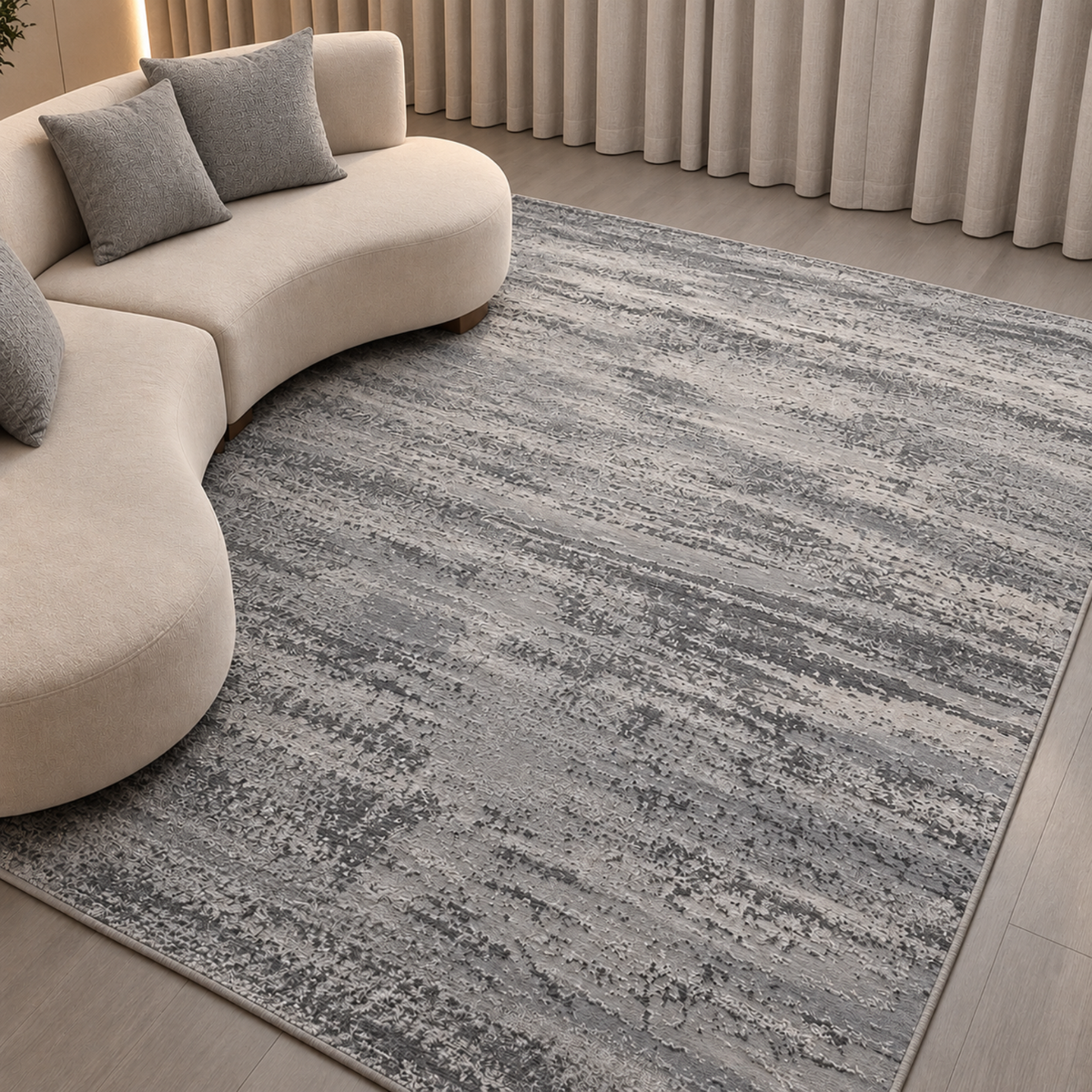Barey carpet - Grey color