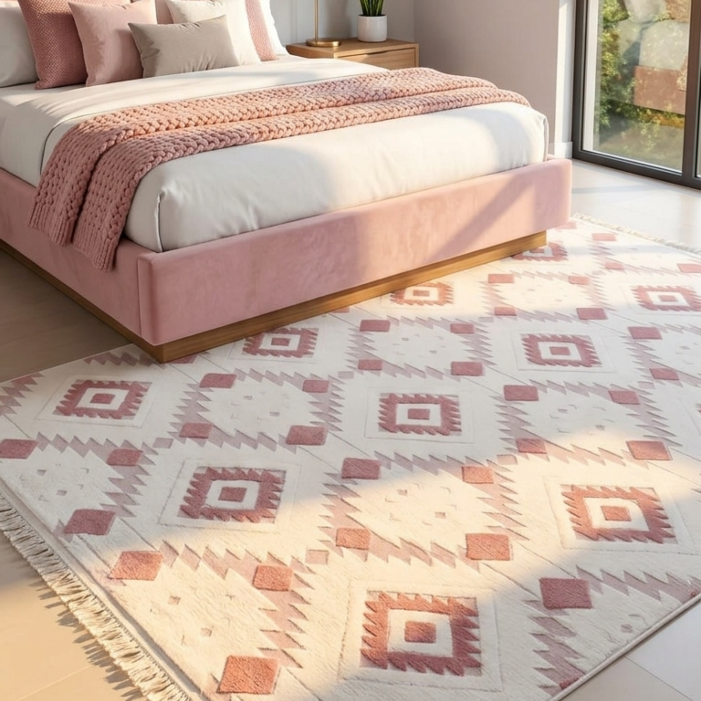 Carpet cover - pink Color Jakar