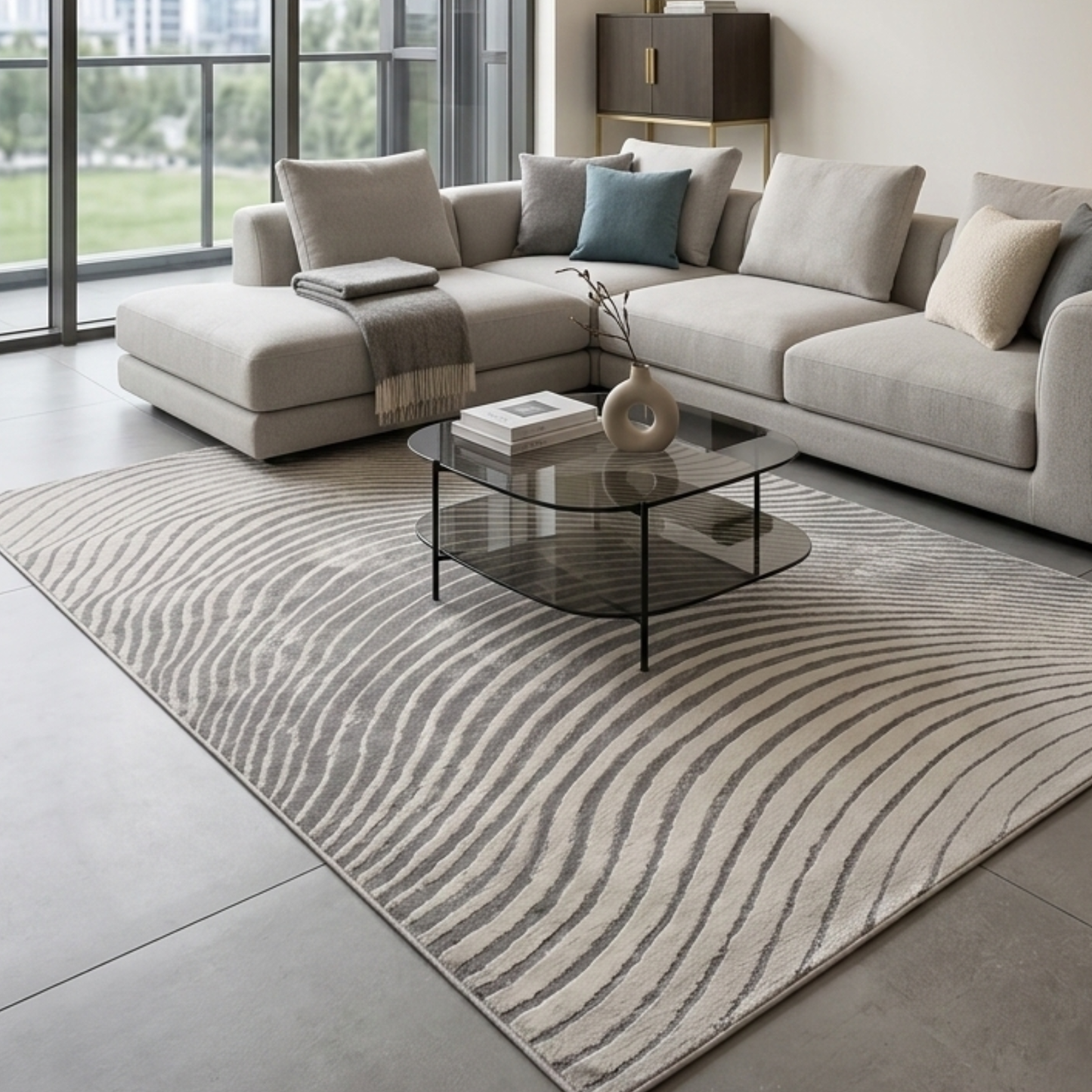kaley carpet Grey