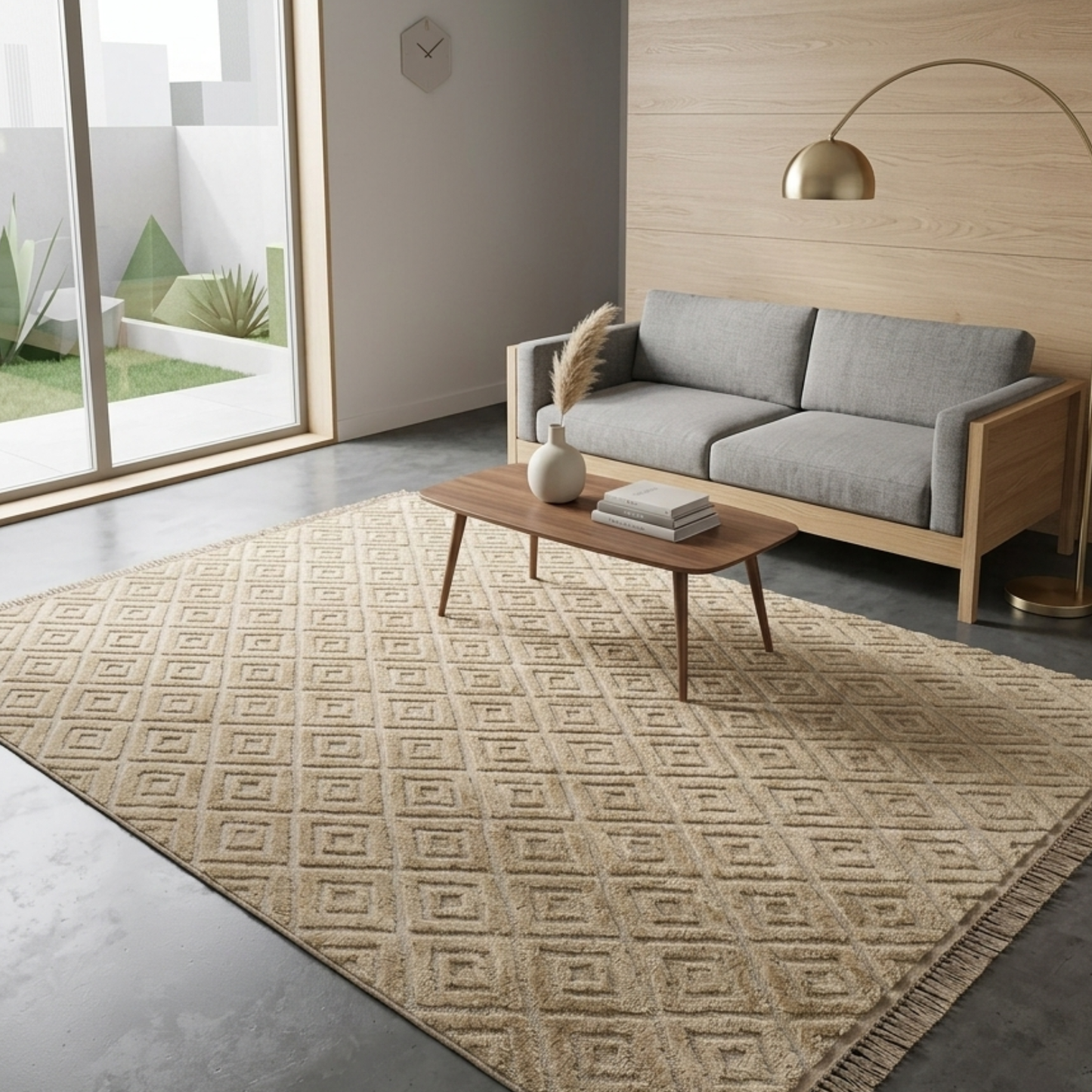 Jakkar carpet cover Beige