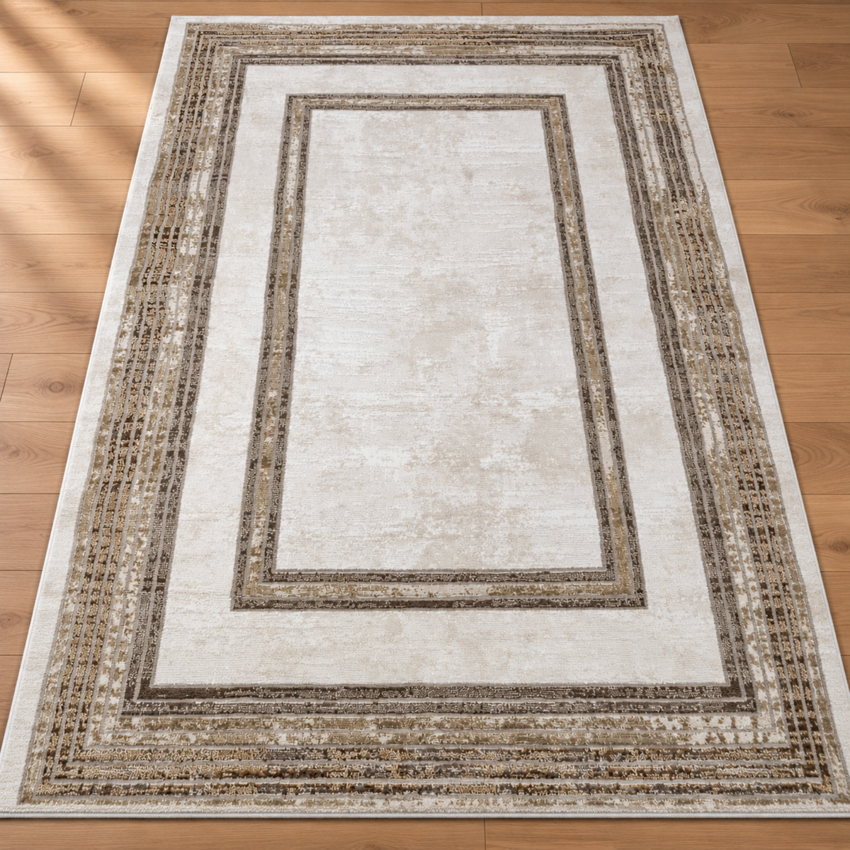 Bisan modern carpet - Brown