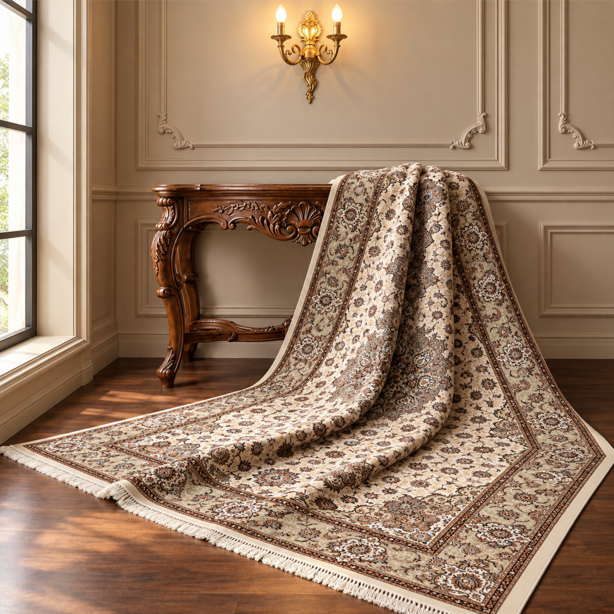 Merage silk carpet