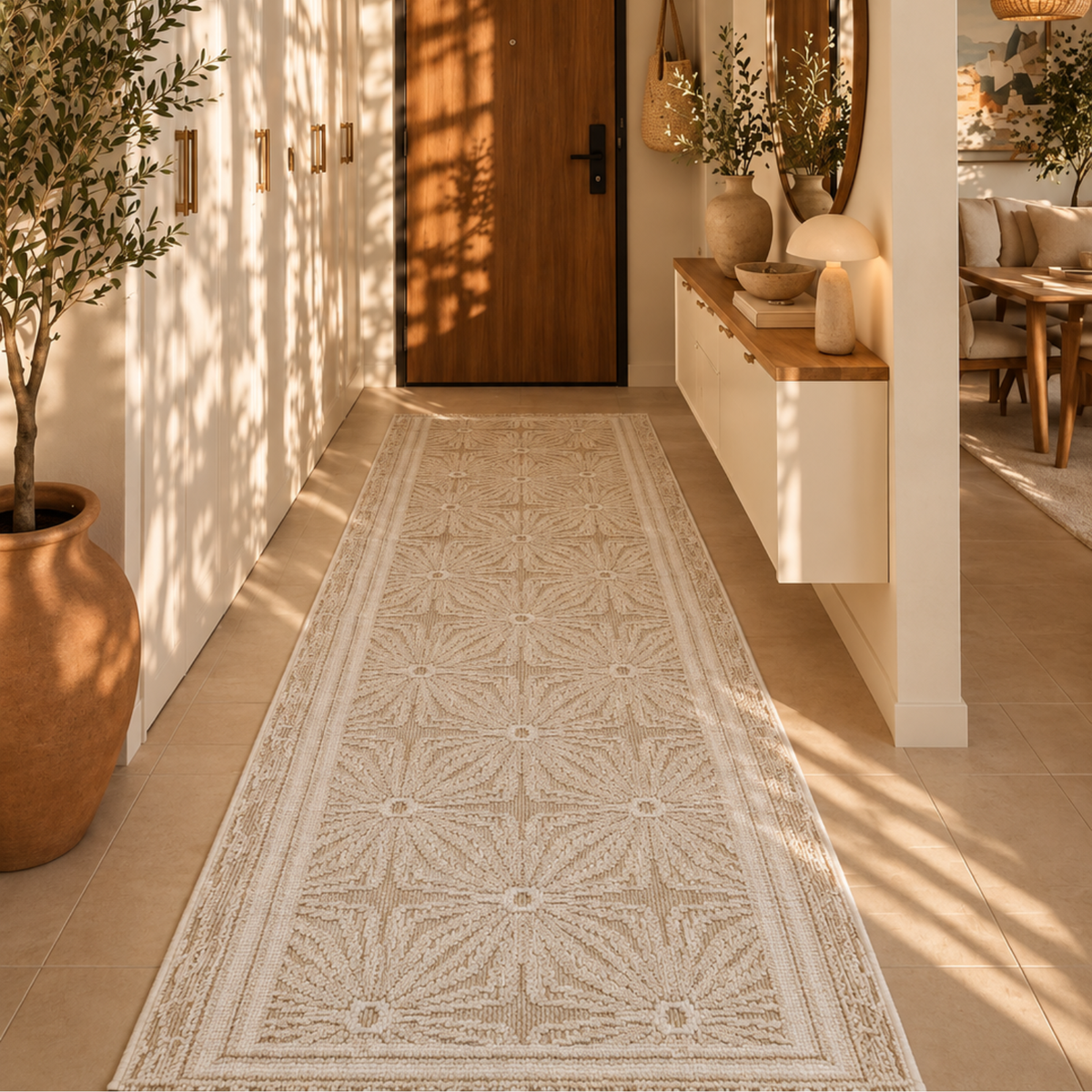 Solare carpet Beige - corridor 1x3