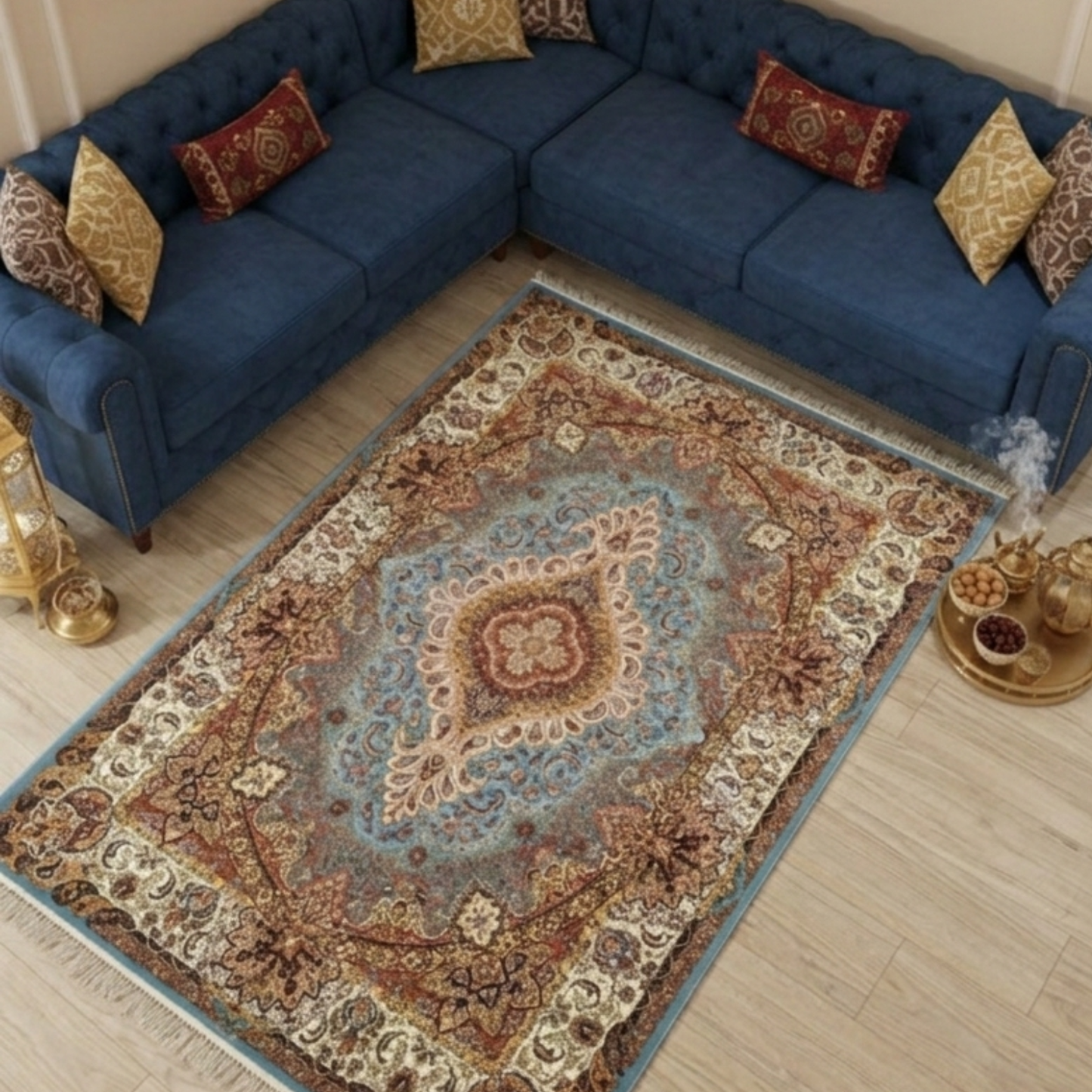 Abrashim Light Blue color