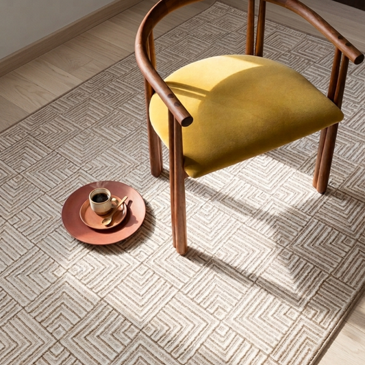 Golden Modern Carpet
