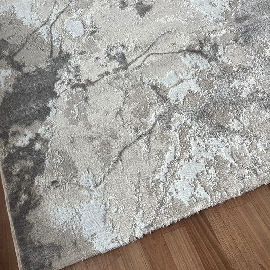 Valen modern carpet - Grayish