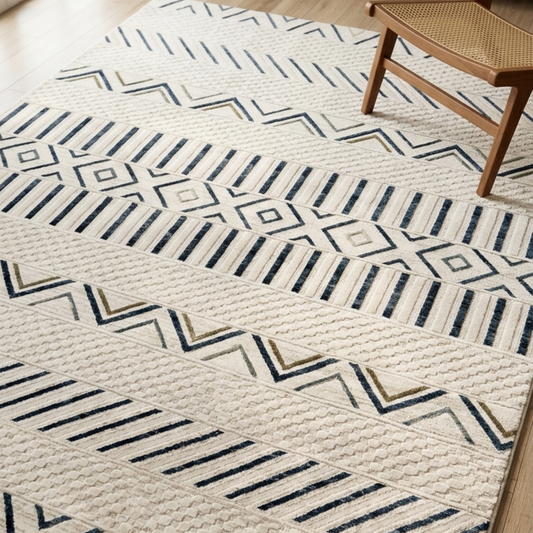 Perla | Roza carpet Blue