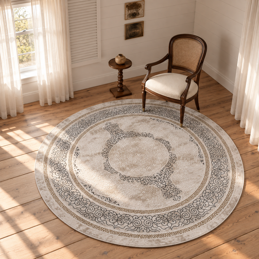Sofi Round carpet - Classic Blue