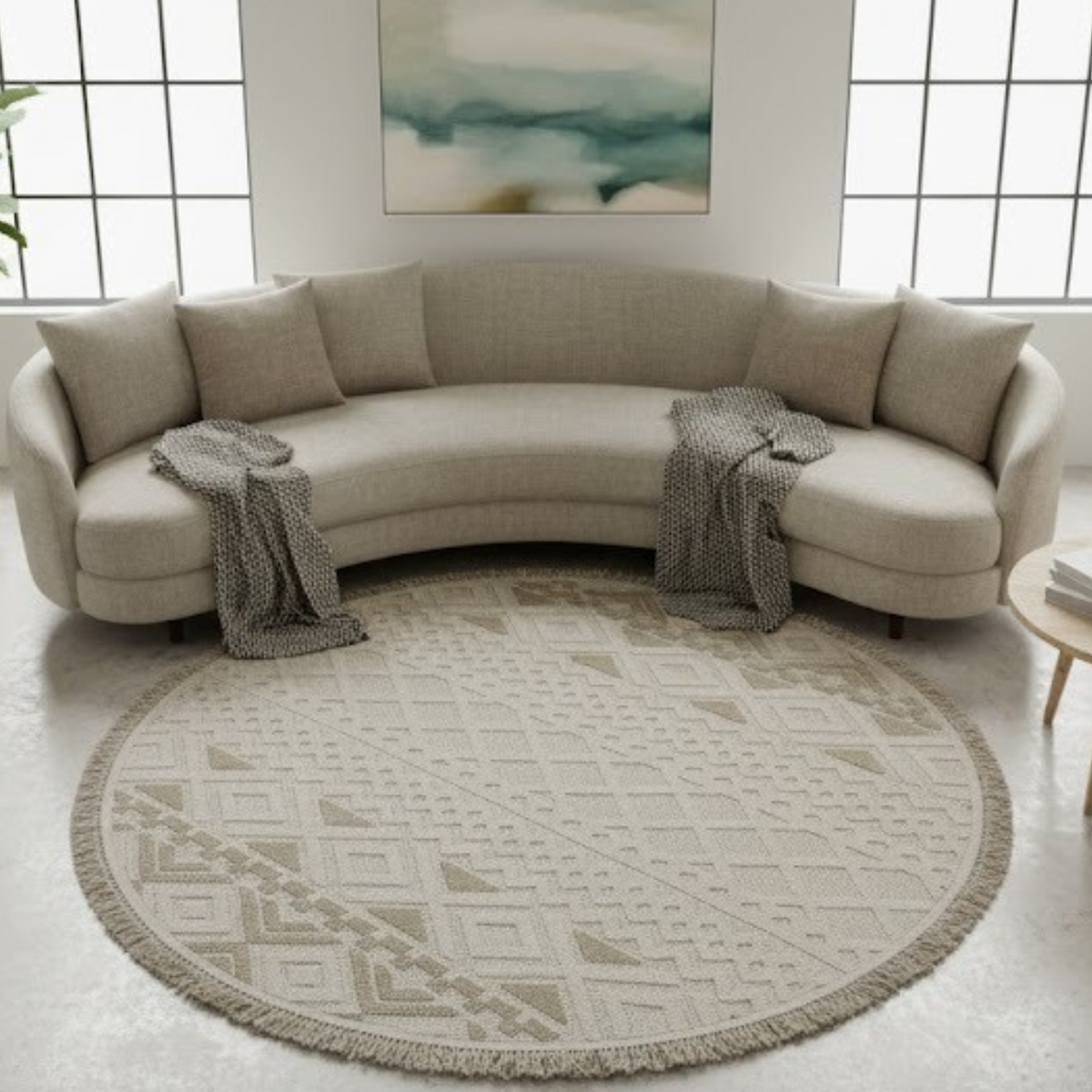 solare round carpet