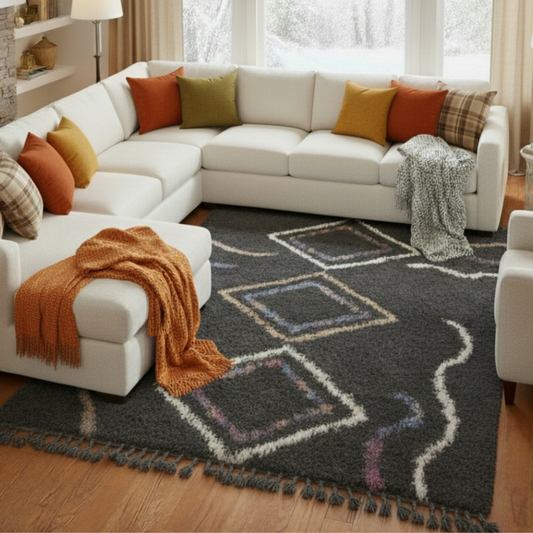 Unicorn- shag Dark Grey