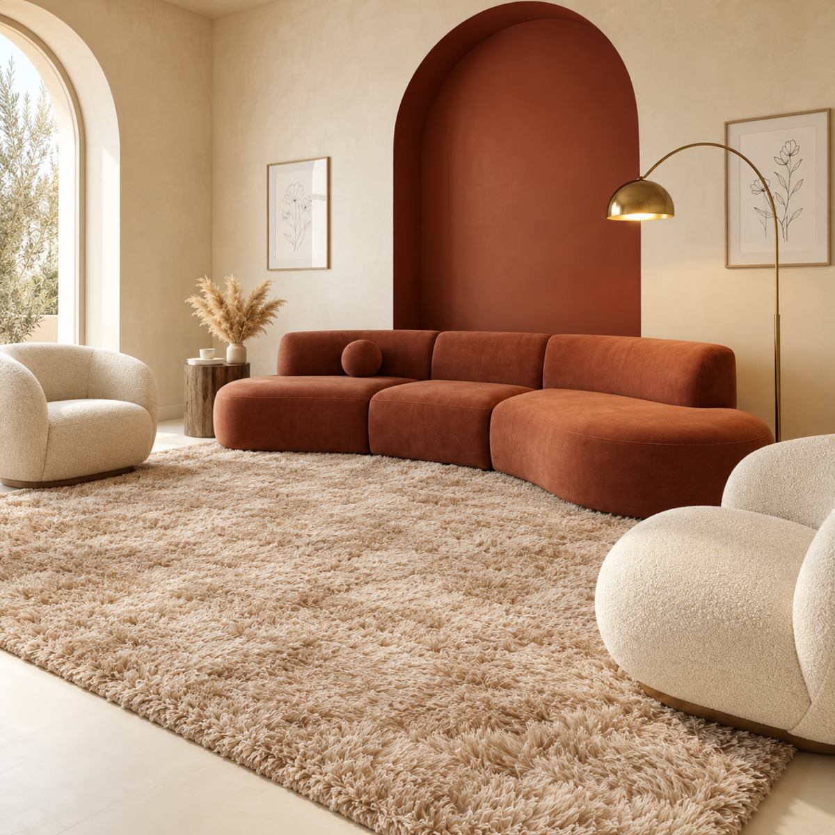 Shag carpet - Zoya