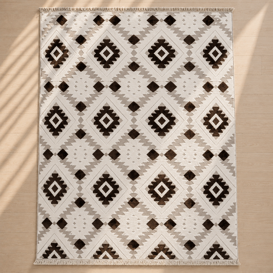 Carpet cover - Grey x Black Color Jakar