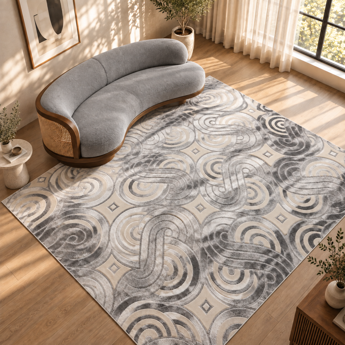 Boho Carpet - Grey