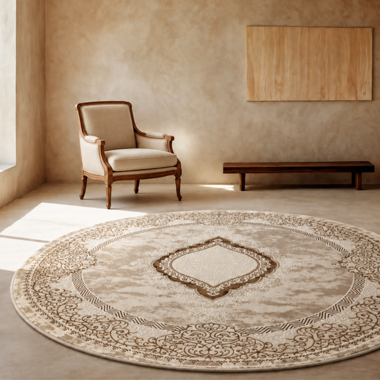 Sansa - Round classic carpet