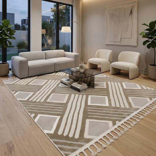 Boho Brown Carpet | Roza Carpet