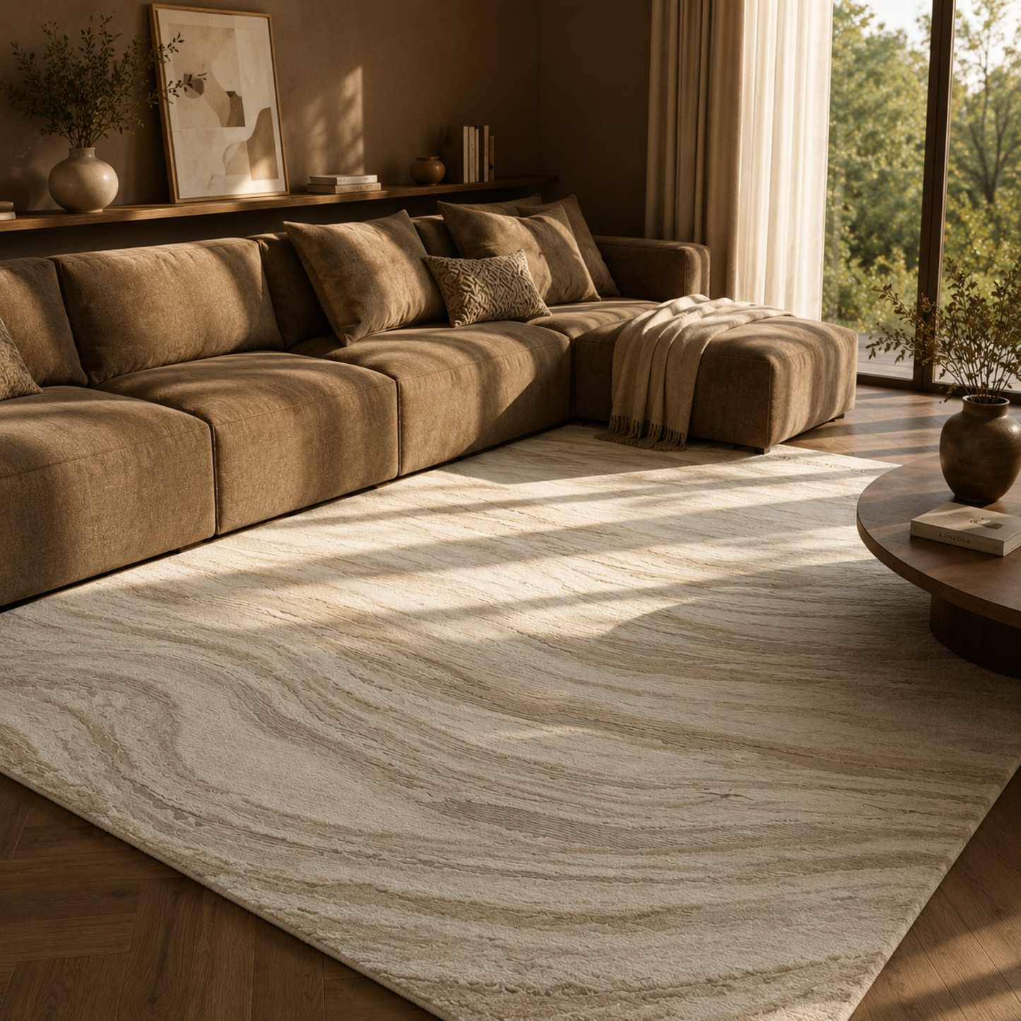 Wavey Carpet Modern - Boho