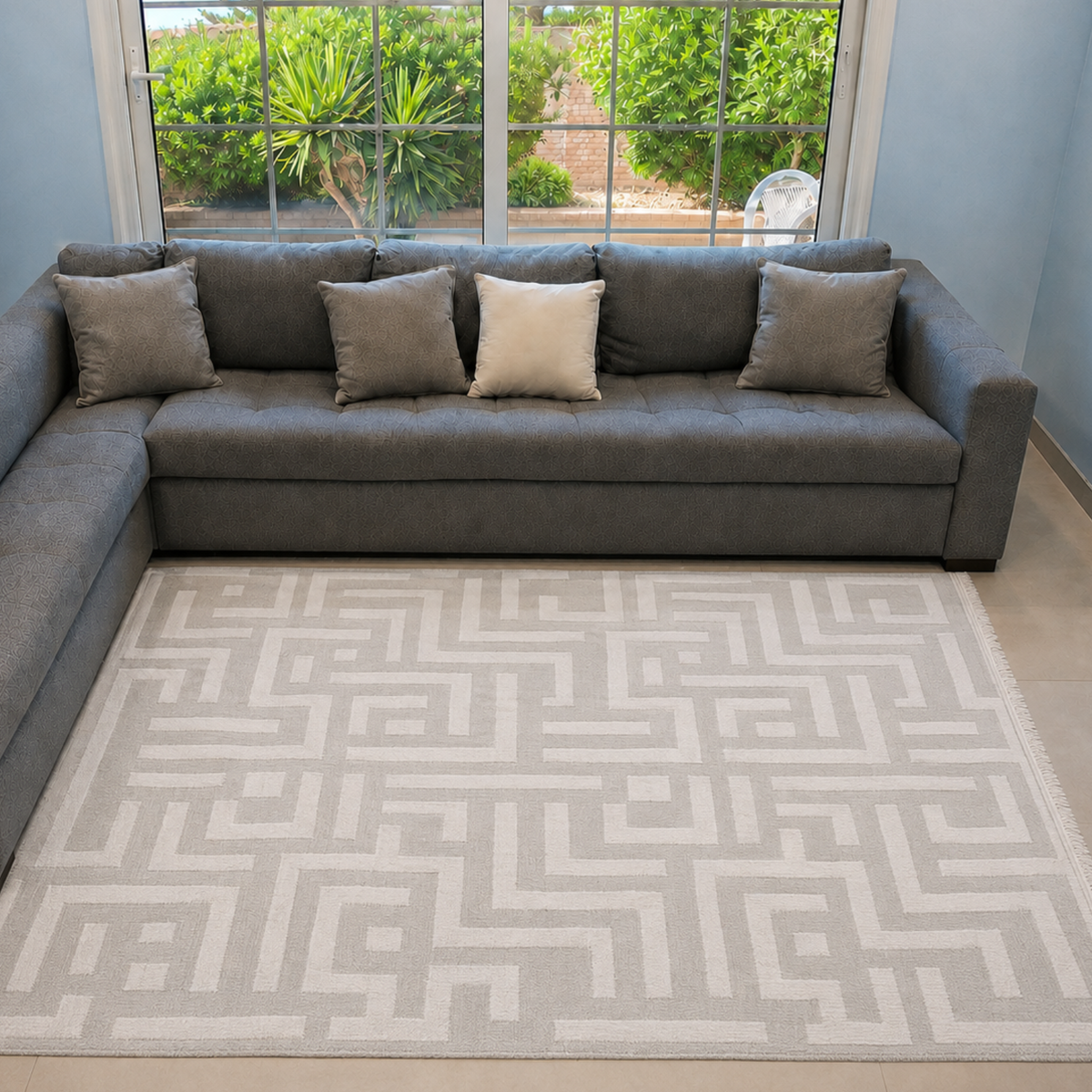 White Roza Carpet