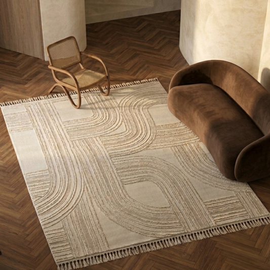 White Carpet - Beige