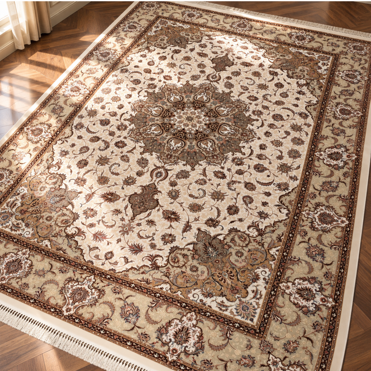 Merage silk carpet